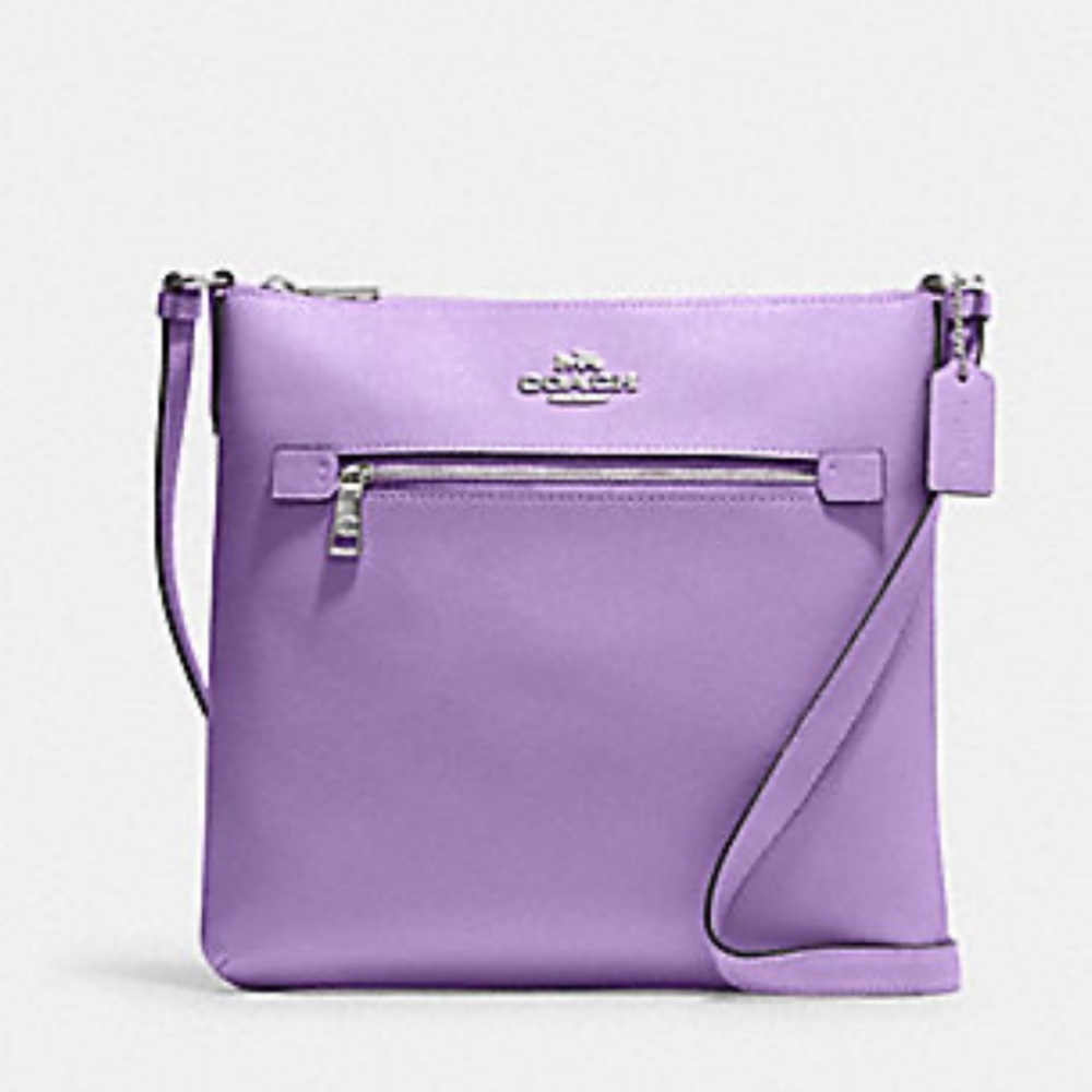 COACH ROWAN FILE BAG (COACH C1556)
SILVER/IRIS
NWT - Picture 6 of 16
